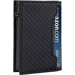 INF Pop-Up Card Holder RFID Protection Wallet - Black