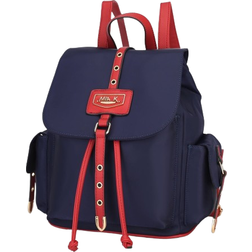 MKF Collection Paula Backpack - Navy/Wine