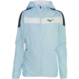 Mizuno Women's Training Hooded Jacket - Light Blue