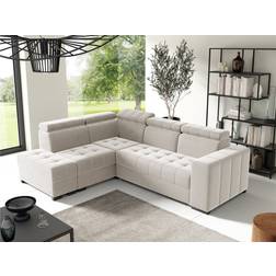 Fun furniture Cesena Beige Sofa 270cm 6 Seater