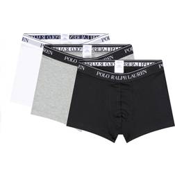 Polo Ralph Lauren Cotton Stretch Boxers 3-pack - Black/White/Grey