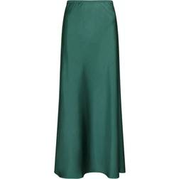 Neo Noir Vicky Heavy Sateen Skirt - Forrest Green