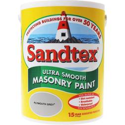 Sandtex 5L Smooth Masonry Plymouth Grey 5L