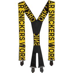 Snickers Logo Braces - Yellow/Black