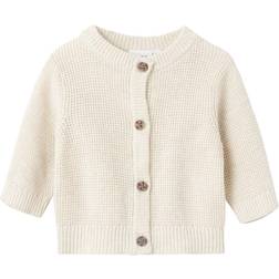 Name It Baby Waffle Knitted Cardigan - Peyote Melange (13227357)