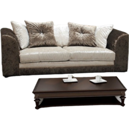 Furniture 786 Bella Brown/Mink Sofa 180cm 2pcs 3 Seater, 2 Seater