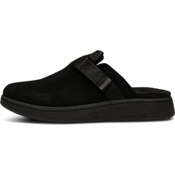 Woden Vega Clog Suede Sandaler - Black
