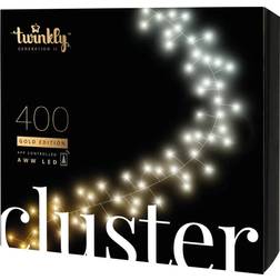 Twinkly Cluster Black/Warm White/Cool White Cadena de Luces 400 Lámparas