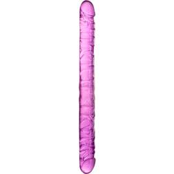 Baseks Realistisk Dubbeldildo Large Purple Purple
