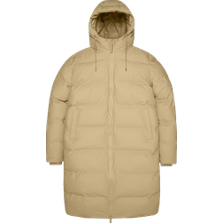 Rains Alta Long Puffer Jacket - Sand