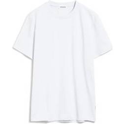 Armedangels Rundhals T-Shirt weiss