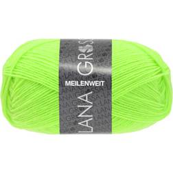 Lana Grossa Meilenweit 50 Garn 1393 Neon Gul Grøn