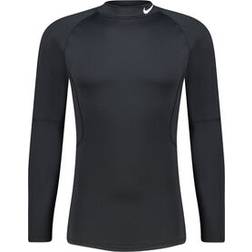 Nike Men's Pro Dri-FIT Fitness Mock Neck Long Sleeve Top - Black/White