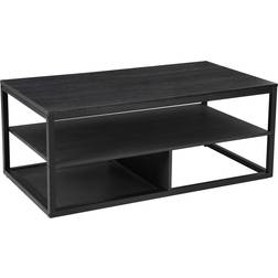 Industrial Design Black Coffee Table 60x110cm