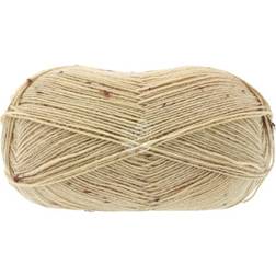 Lana Grossa Meilenweit 100 Tweed Garn 169 Ljusbeige