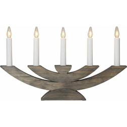 Star Trading Navida Brown Adventsljusstake 42cm