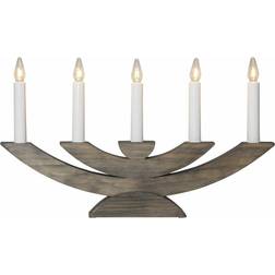 Star Trading Navida Brown Candle Bridge 42cm