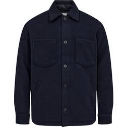 Samsøe Samsøe & Pally Padded Shirt Jacket Navy