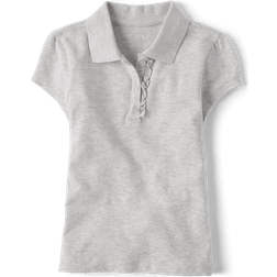 The Children's Place Girl's Uniform Ruffle Pique Polo - H/T Lunar