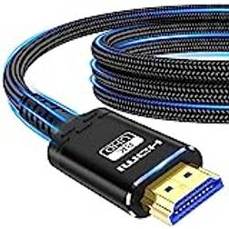 Akake HDMI-Kabel, 8 K, 1 m, Hochgeschwindigkeits-geflochtenes