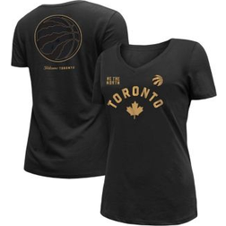 New Era Toronto Raptors Women's 2022/23 City Edition V-Neck T-Shirt