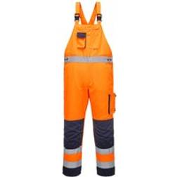 Portwest TX52 Dijon Hi-Vis Contrast Work Bib & Brace