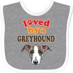 Inktastic Greyhound Dog Lover Baby Bib