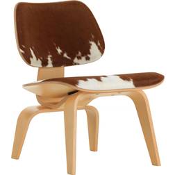 Vitra LCW Cowhide/Brown/White/Natural Ash Fauteuil 68cm