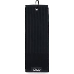 Titleist Trifold Cart Towel Navy Svart, Blå