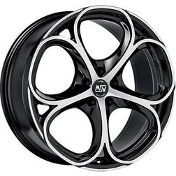 MSW 82 Gloss Black Full Polished Alloy Wheel Set