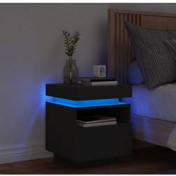 vidaXL Sengebord Med LED-Lys 40 x 39 x 48.5 cm