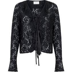 Neo Noir Anika Lace Blouse - Black