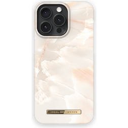 Ideal of Sweden iPhone 15 Pro Max Fashion Case MagSafe Kompatibel Rose Pearl Marble