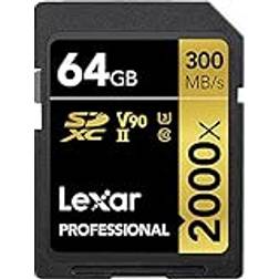 LEXAR Professional 2000x SD Card 64GB SDXC UHS-II