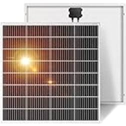 DOKIO 150 W 18 V monokristallin solpanel för att ladda 12 V batteri för husbil, husvagn, husbil, båt eller yacht, off-grid hem