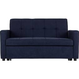 SECONIQUE Astoria Navy Sofa 163cm