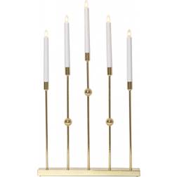 Star Trading Gustavo Brass Adventsljusstake 37cm