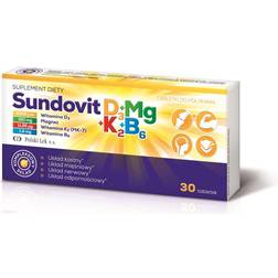 Sundovit D3+Mg+K2+B6 30 pcs