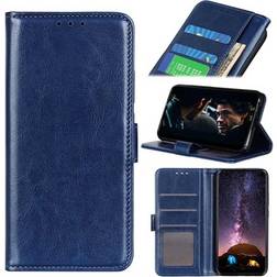 MTP Products Sony Xperia 1 II Wallet Schutzhülle mit Magnetverschluss Blau