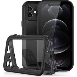 MTP Products Redpepper Dot iPhone 12 Vandtæt Taske IP68 Sort