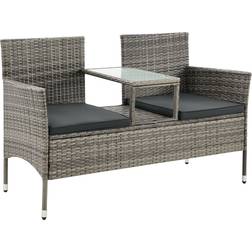 Juskys Polyrattan Gartenbank Monaco
