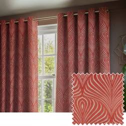 Paoletti Gatsby Terracotta Jacquard Eyelet