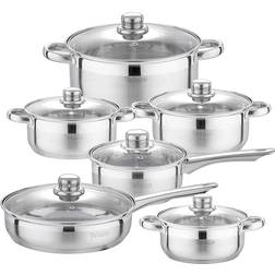 Velaze Motti 12 Stick Cookware Set with lid 12 Parts