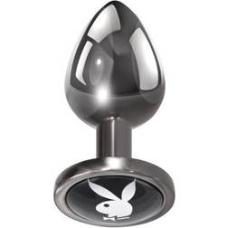 Playboy Tux Anal Plug Silver 7.5 cm