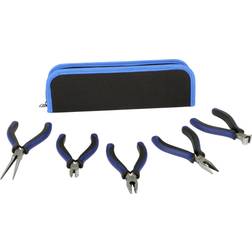 Halfords 5 Piece Mini Pliers Set Pouch Pliers