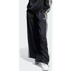 adidas Wide Leg Satin Joggers - Black
