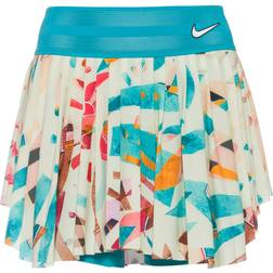 Nike Dri-Fit Court Slam Skirt Women - Coconut Milk/Teal Nebula/White