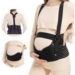 Shein 1pc Breathable Elastic Comfortable Breathable Back Support Shoulder Strap Pregnant Belly Support Belt