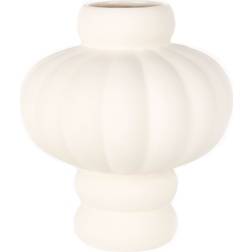 Louise Roe Balloon Raw White Vase 24cm