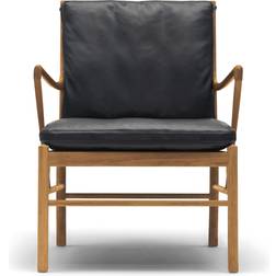 Carl Hansen & Søn Colonial Chair OW149 Oljad Ek Lædergrupp